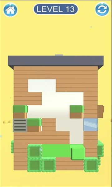 上色房屋3D